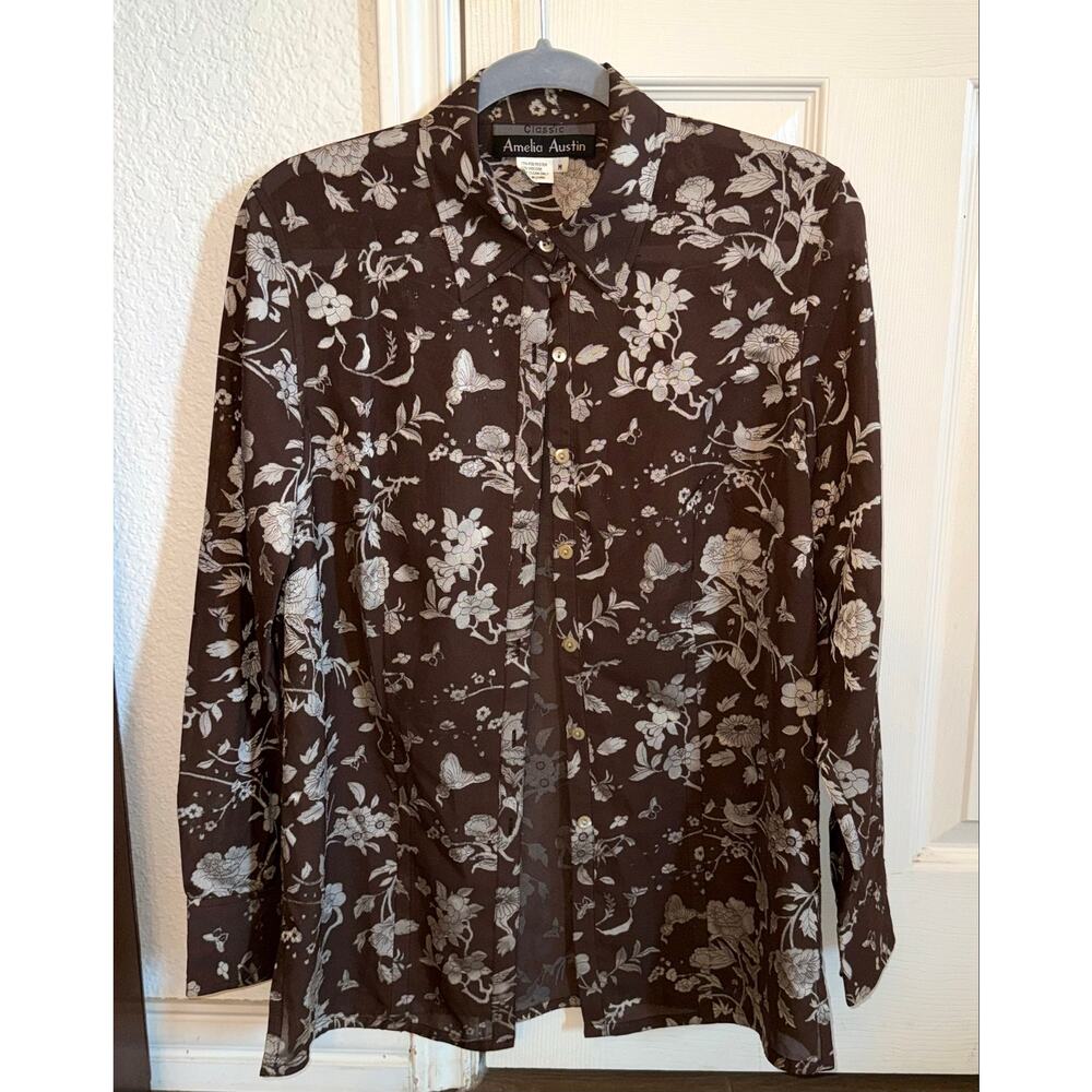Vintage Long Sleeve Blouse